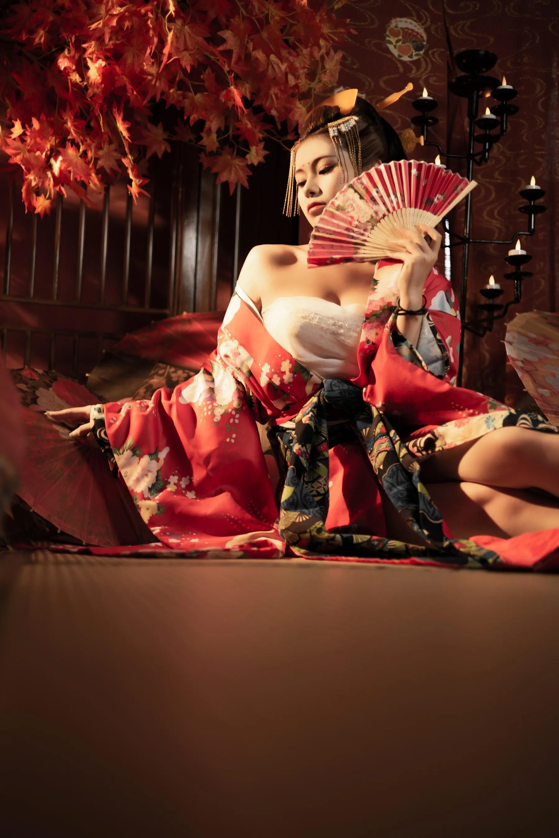 [艺图语] 2022.06.23 恶女花魁 奶酪 [23P]插图4